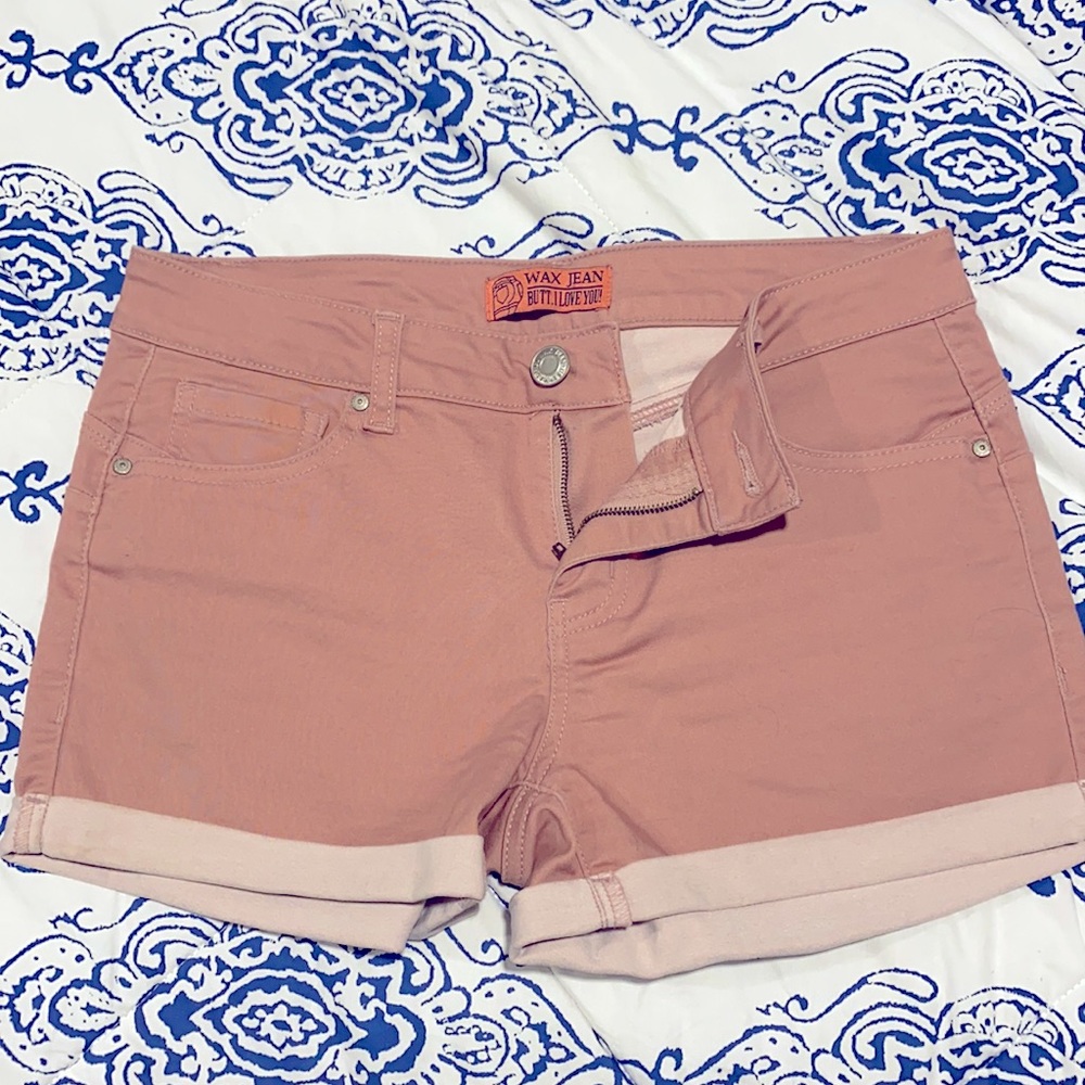 🌸Wax Jeans Butt, I Love You!  Mauve NWOT shorts